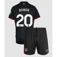 West Ham United Jarrod Bowen #20 Udebanesæt Børn 2024-25 Kortærmet (+ Korte bukser)